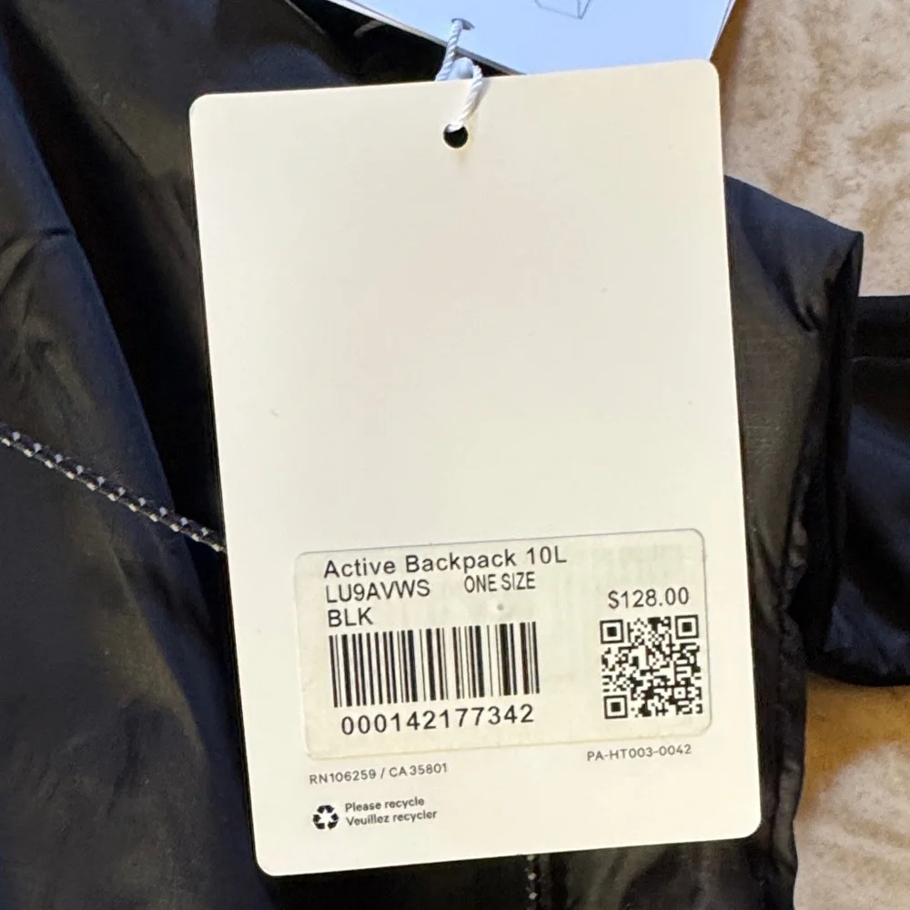 lululemon athletica Midnight Black Backpack - Picture 3 of 3